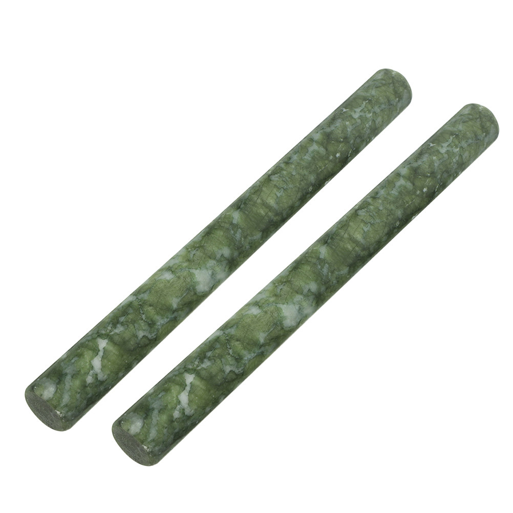 Kitchen Roller Baking - 2 ชิ้น ไม้นวดแป้งหินอ่อนธรรมชาติ ไม่ติดแป้ง ขนาด 26