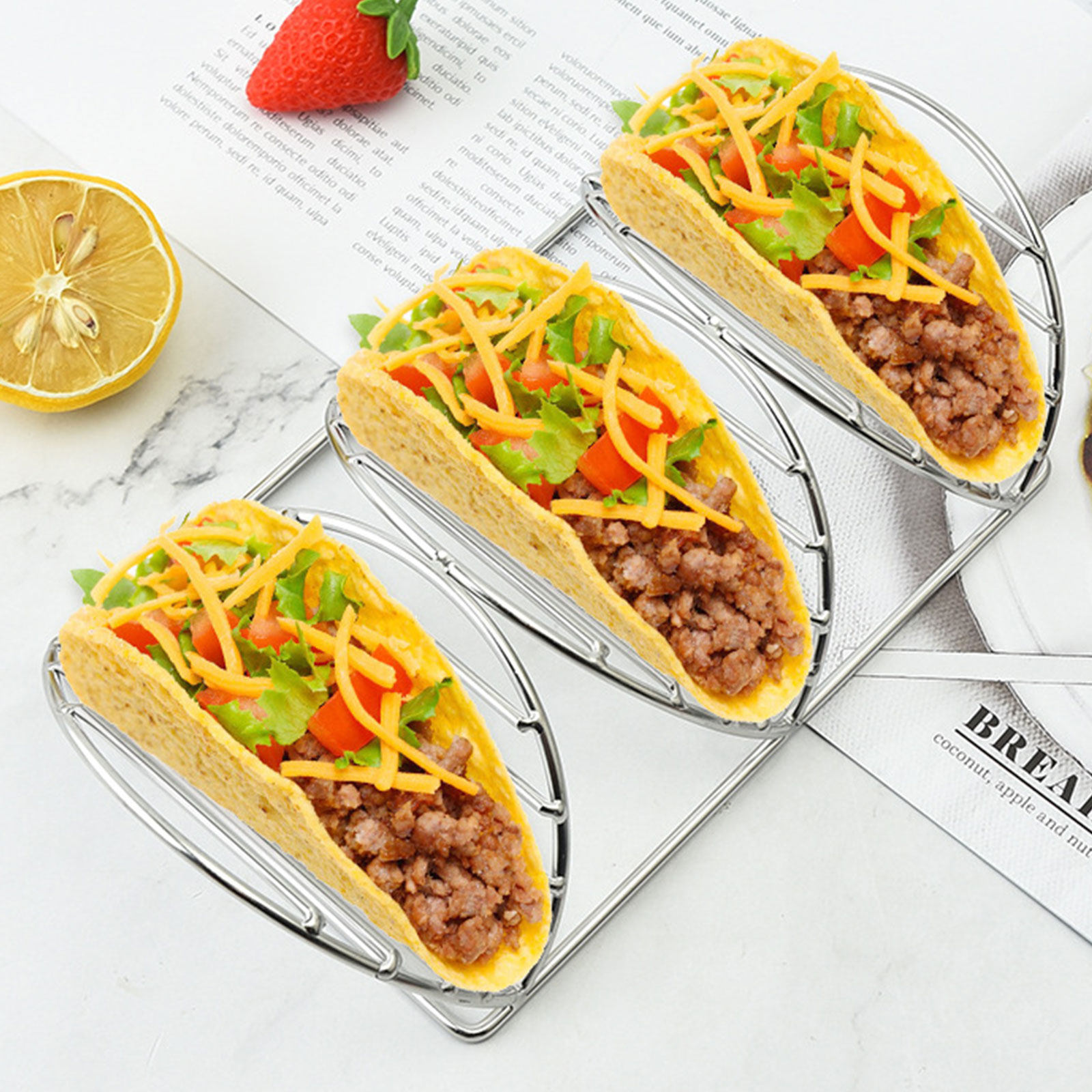 ชั้นวางทาโก้ สแตนเลส ดีไซน์ตั้ - Kitchen Baking Rack บทวิจารณ์และราคา